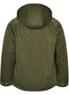 Parka matelass&eacute; avec une capuche amovible, Vert fonc&eacute;, Packshot image number 1