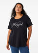 FLASH – T-shirt avec motif, Noir, Model image number 0