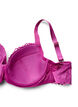 Soutien-gorge rembourr&eacute; avec dentelle et armatures, Violet, Packshot image number 3