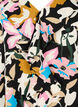Blouse imprimée à volants, Black Multi Flower, Packshot image number 2