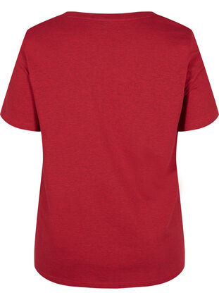 T-shirt en coton avec imprimé, Chinese Red Arisona, Packshot image number 1