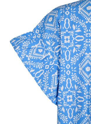 Tunique motif floral en coton, Marina Flower AOP, Packshot image number 3