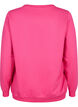 Sweatshirt avec texte, Fuchsia P. W. Reset, Packshot image number 1
