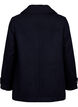 Manteau court &agrave; boutonnage crois&eacute;, Bleu, Packshot image number 1