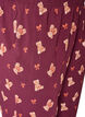 Bas de pyjama imprim&eacute;, Bordeaux, Packshot image number 2