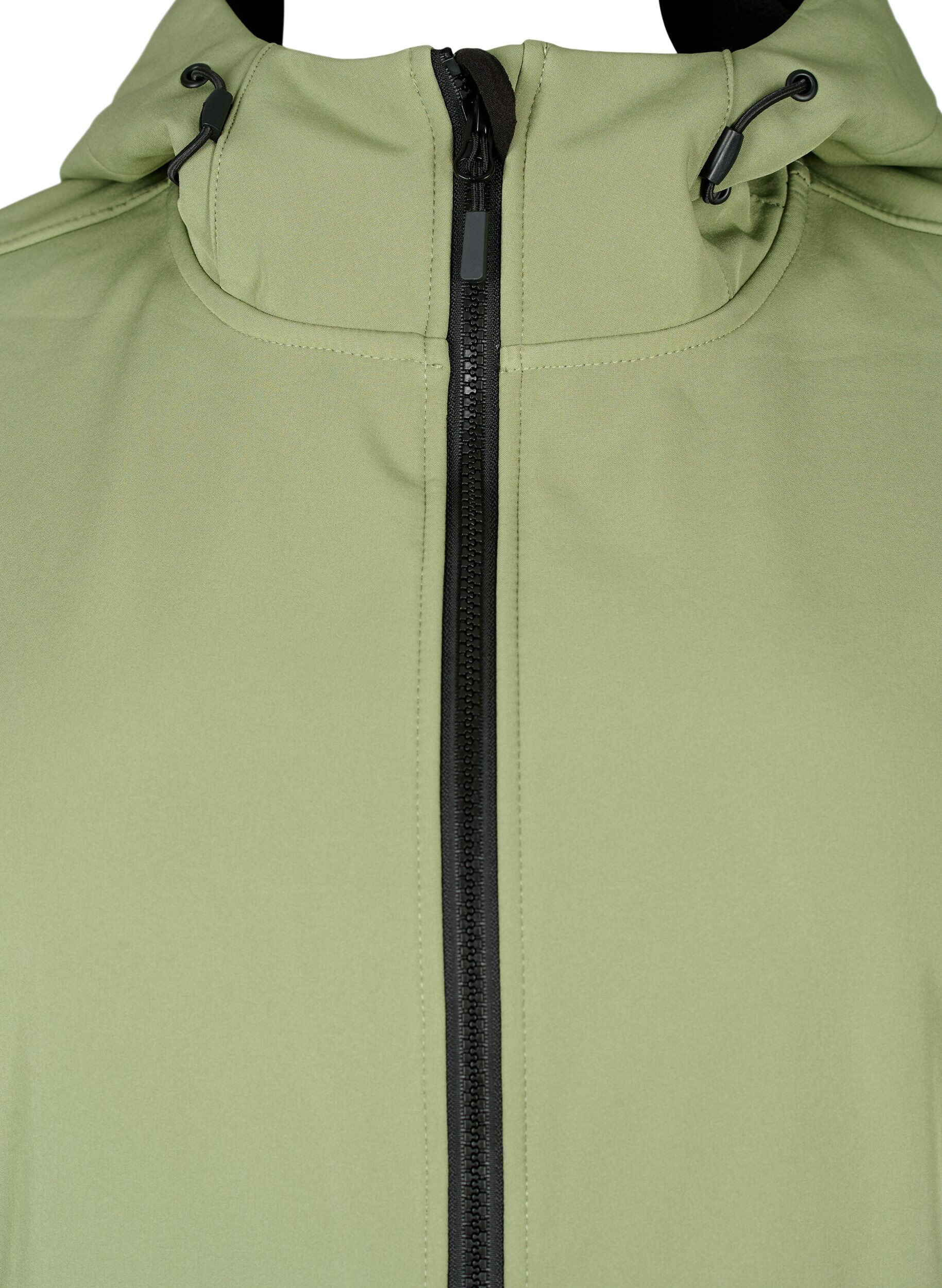 Zizzi  Veste softshell courte avec des poches, Oil Green, Packshot image number 2