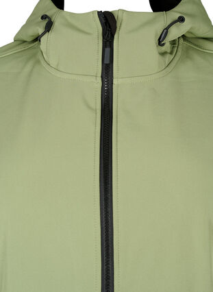  Veste softshell courte avec des poches, Oil Green, Packshot image number 2