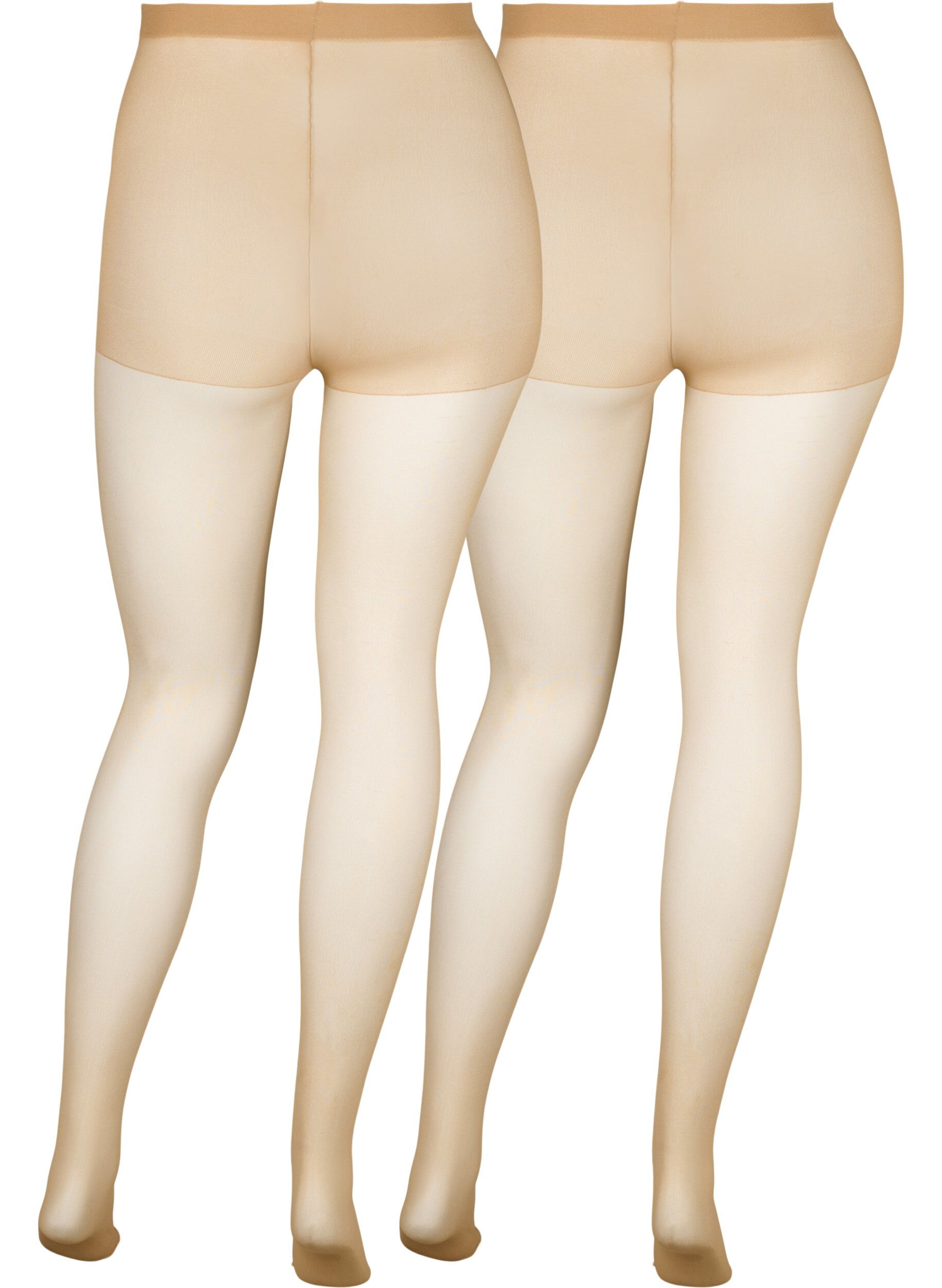 Zizzi Collants 2-pack 20 deniers, Clear, Packshot image number 1