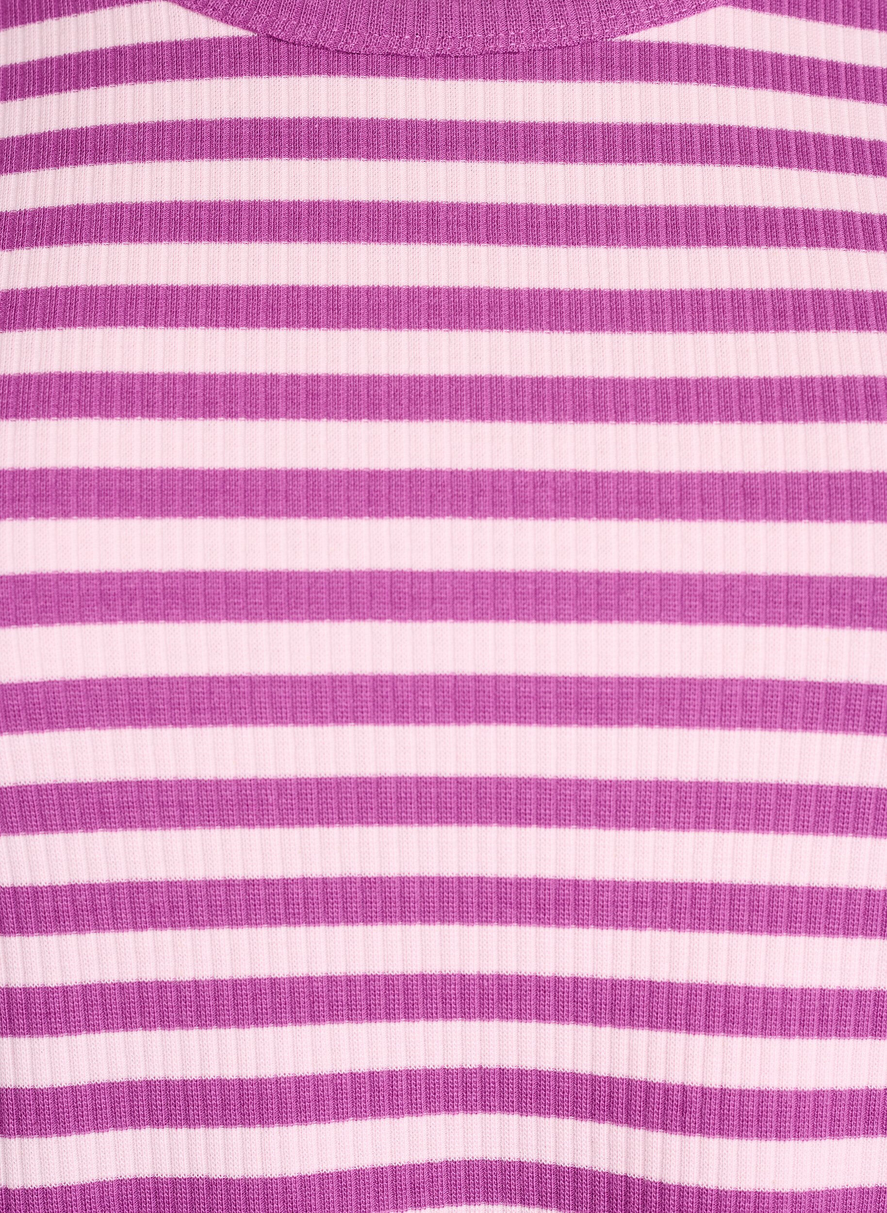ZizziChemisier &agrave; rayures et &agrave; manches longues, Violet, Packshot image number 2