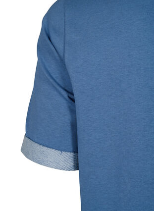 Robe de survêtement à manches courtes avec poches, Moonlight Blue, Packshot image number 4