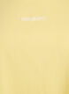 T-shirt en coton bio avec un petit motif sur le devant, Jaune, Packshot image number 2