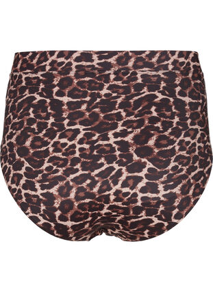 Bas de bikini avec imprimé et taille haute, Autentic Leopard, Packshot image number 1