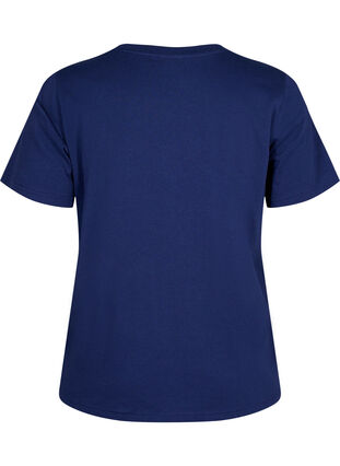 T-shirt en coton à col ras du cou avec impression, Medieval B.W. Hearts, Packshot image number 1
