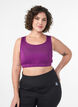 Brassi&egrave;re de sport avec dos nageur, Violet, Model image number 0