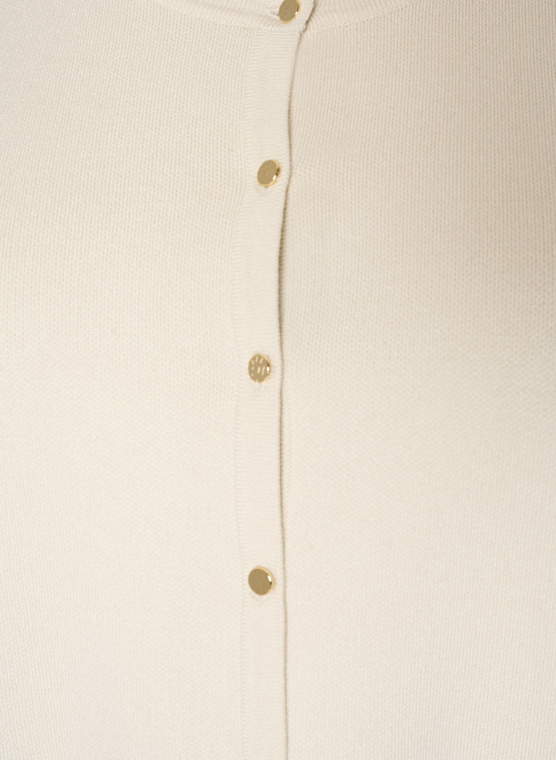 ZizziD&eacute;bardeur en maille avec bordure en dentelle, Vanille, Packshot image number 2