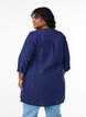 Tunique en mousseline de coton avec broderie anglaise, Bleu, Model image number 2