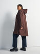 Imperm&eacute;able avec poches et capuche, Marron, Model image number 2