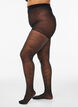Collants &agrave; motif z&egrave;bre paillet&eacute; et 30 deniers, Noir, Model image number 0