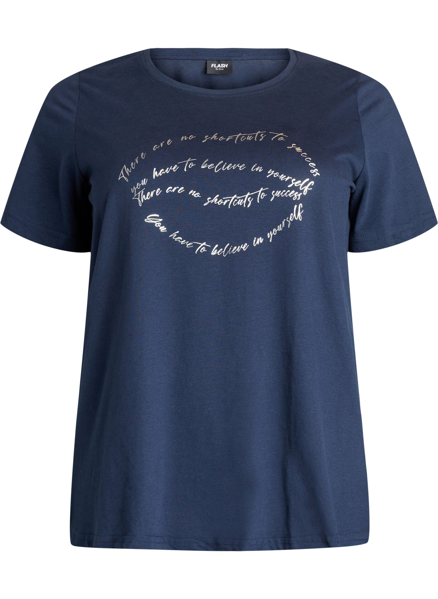 ZizziT-shirt imprim&eacute;, Bleu, Packshot image number 0