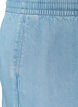 Short aspect denim avec taille &eacute;lastiqu&eacute;e et cordon de serrage, Bleu Clair, Packshot image number 2
