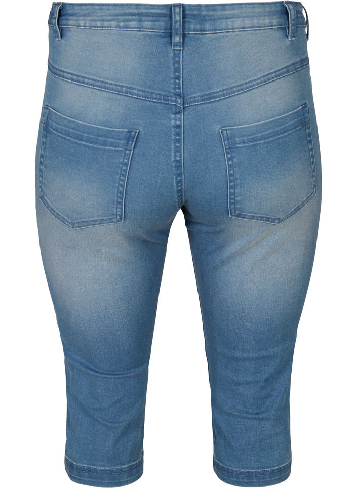 Jean coupe slim Emily capri, Bleu Clair, Packshot image number 1