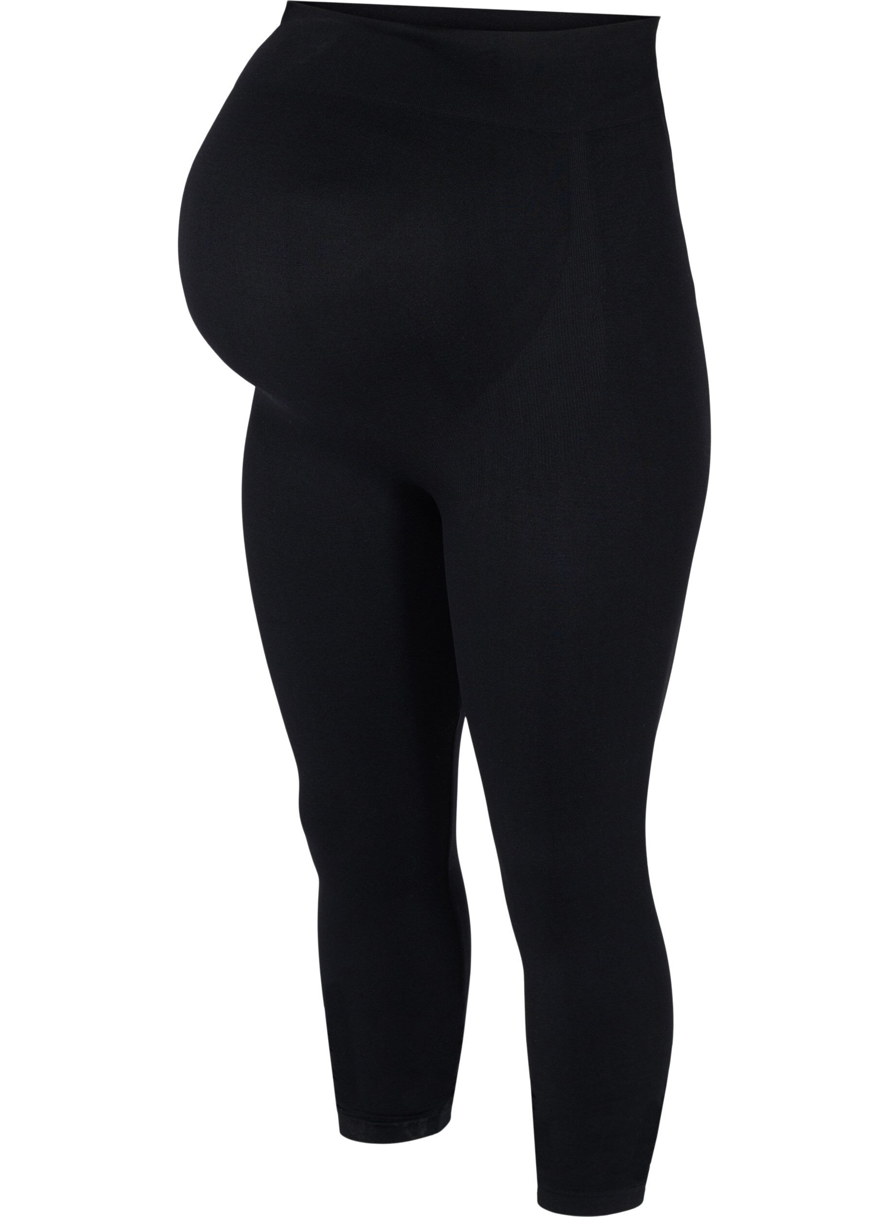Zizzi Legging de grossesse sans couture, Black, Packshot image number 0