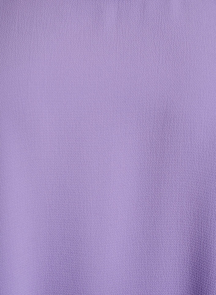 Blouse &agrave; manches courtes et encolure ronde, Mauve, Packshot image number 2