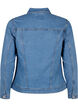 Veste en jean en m&eacute;lange de coton extensible, Bleu, Packshot image number 1