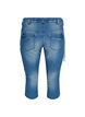 Pantacourt jean slim avec poches, Bleu Clair, Packshot image number 1