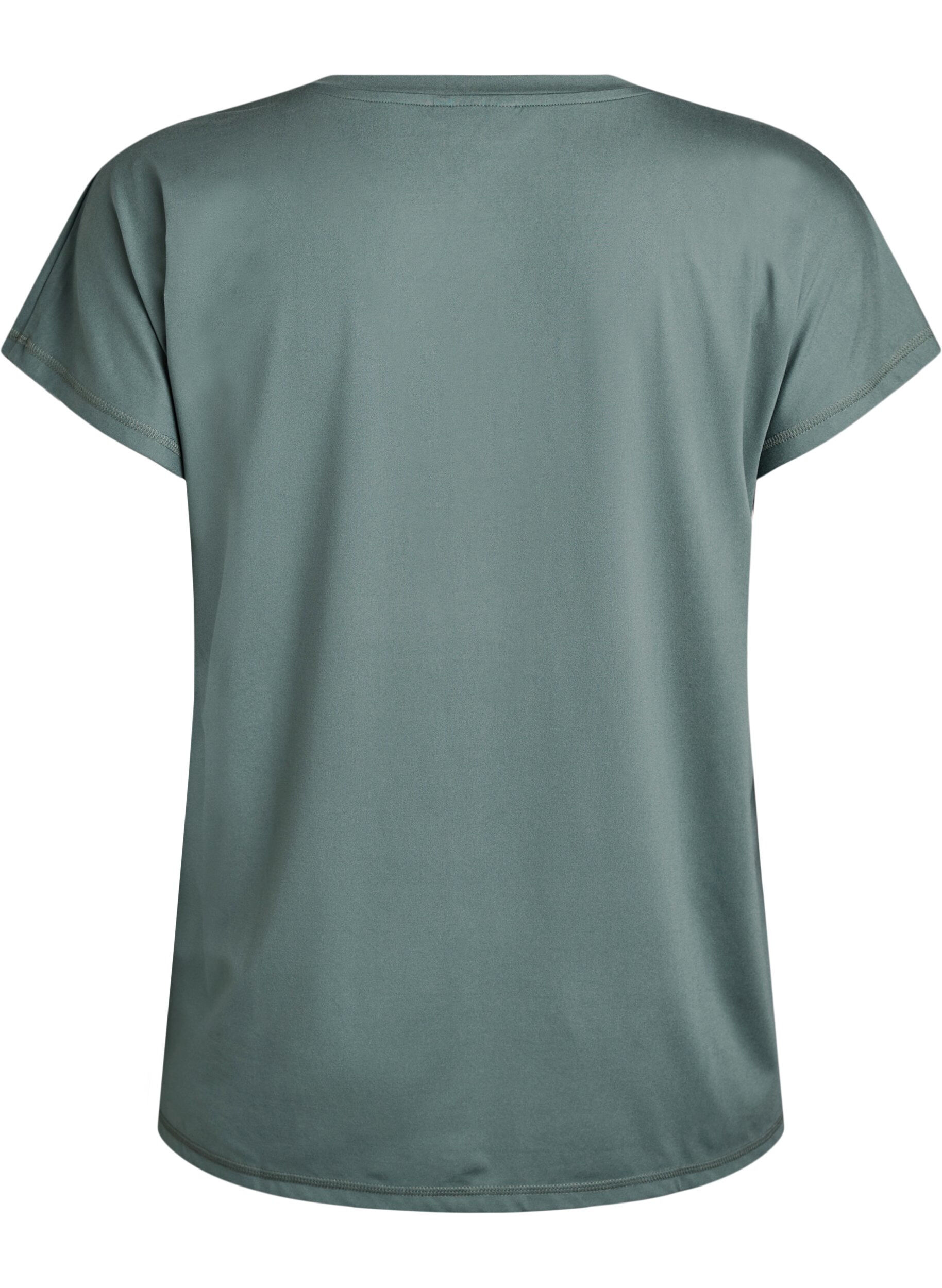 ZizziT-shirt de sport ample avec col en v, Vert clair, Packshot image number 1
