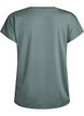 T-shirt de sport ample avec col en v, Vert clair, Packshot image number 1