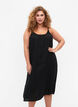 Robe midi sans manches en viscose, Black, Model image number 2