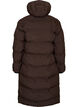 Manteau d'hiver long et matelass&eacute; avec capuche, Marron, Packshot image number 1