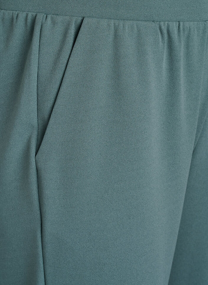 Culotte taille haute &agrave; coupe ample, Vert fonc&eacute;, Packshot image number 2