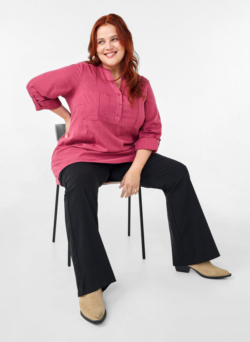 Tunique en coton à manches 3/4, Malaga, Image image number 0