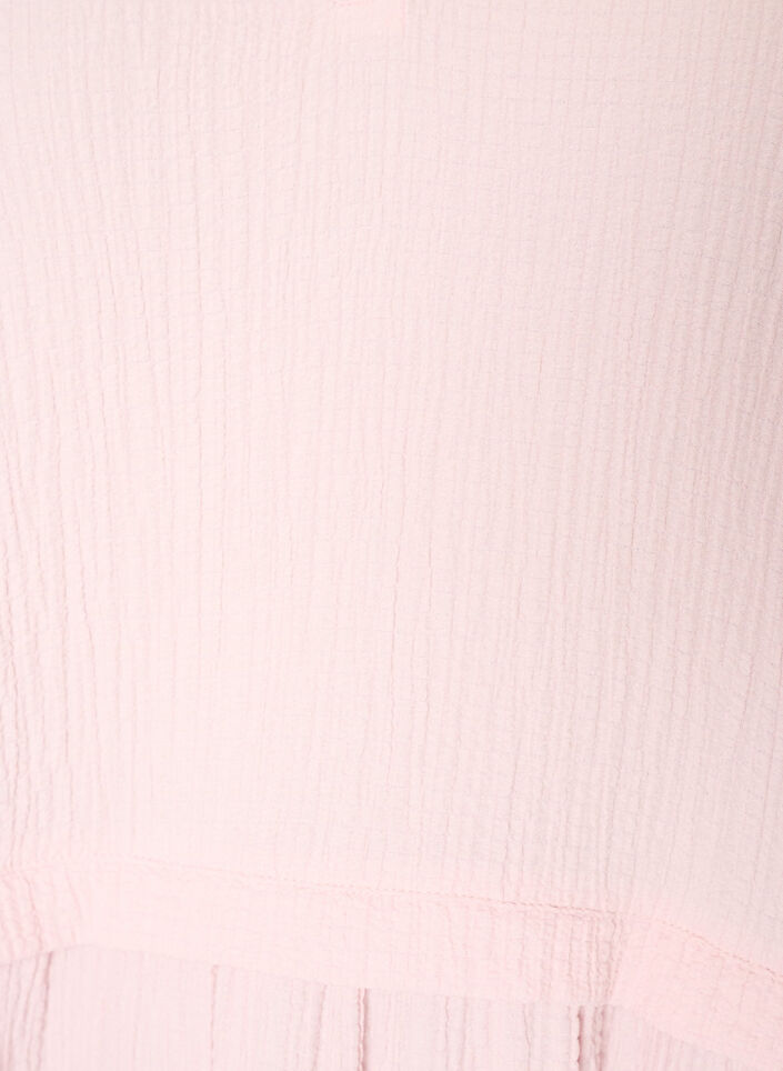 Tunique froiss&eacute;e &agrave; manches 1/2, Rose, Packshot image number 2
