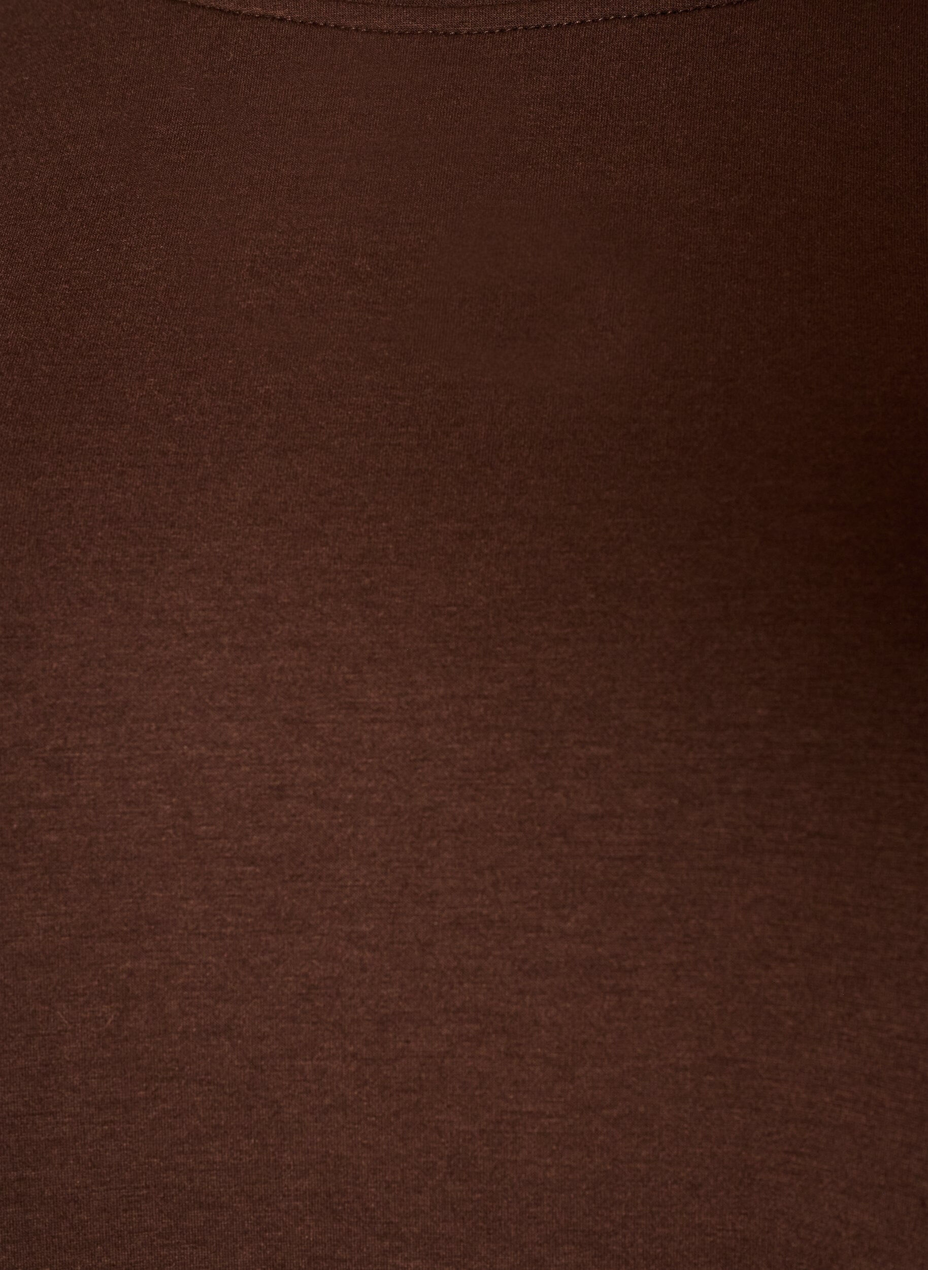 ZizziBlouse en jersey avec dentelle, Marron, Packshot image number 2