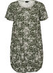 Robe en coton &agrave; manches courtes avec imprim&eacute;, Vert, Packshot image number 0