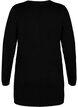 Long cardigan tricot&eacute; dans un m&eacute;lange de viscose, Noir, Packshot image number 1