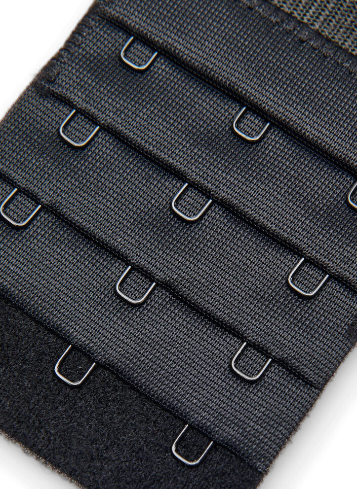 Extenseur de soutien-gorge comportant trois crochets, Noir, Packshot image number 2