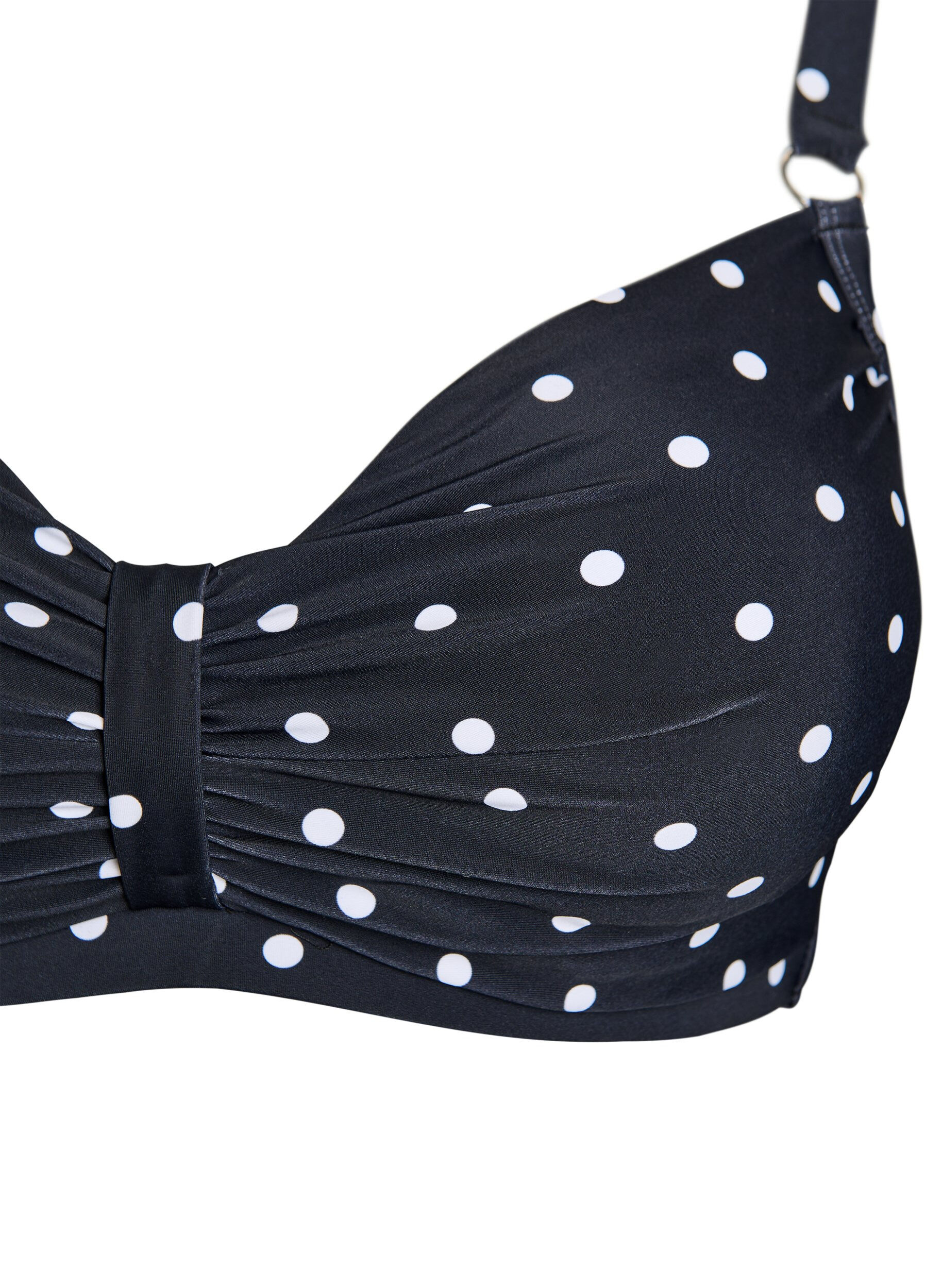 ZizziHaut de bikini avec armatures et imprim&eacute;, Noir, Packshot image number 2