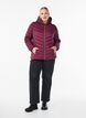 Veste l&eacute;g&egrave;re &agrave; capuche, Bordeaux fonc&eacute;, Model image number 1