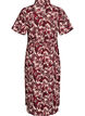 Robe chemise mi-longue avec imprimé floral, Rouge, Packshot image number 1