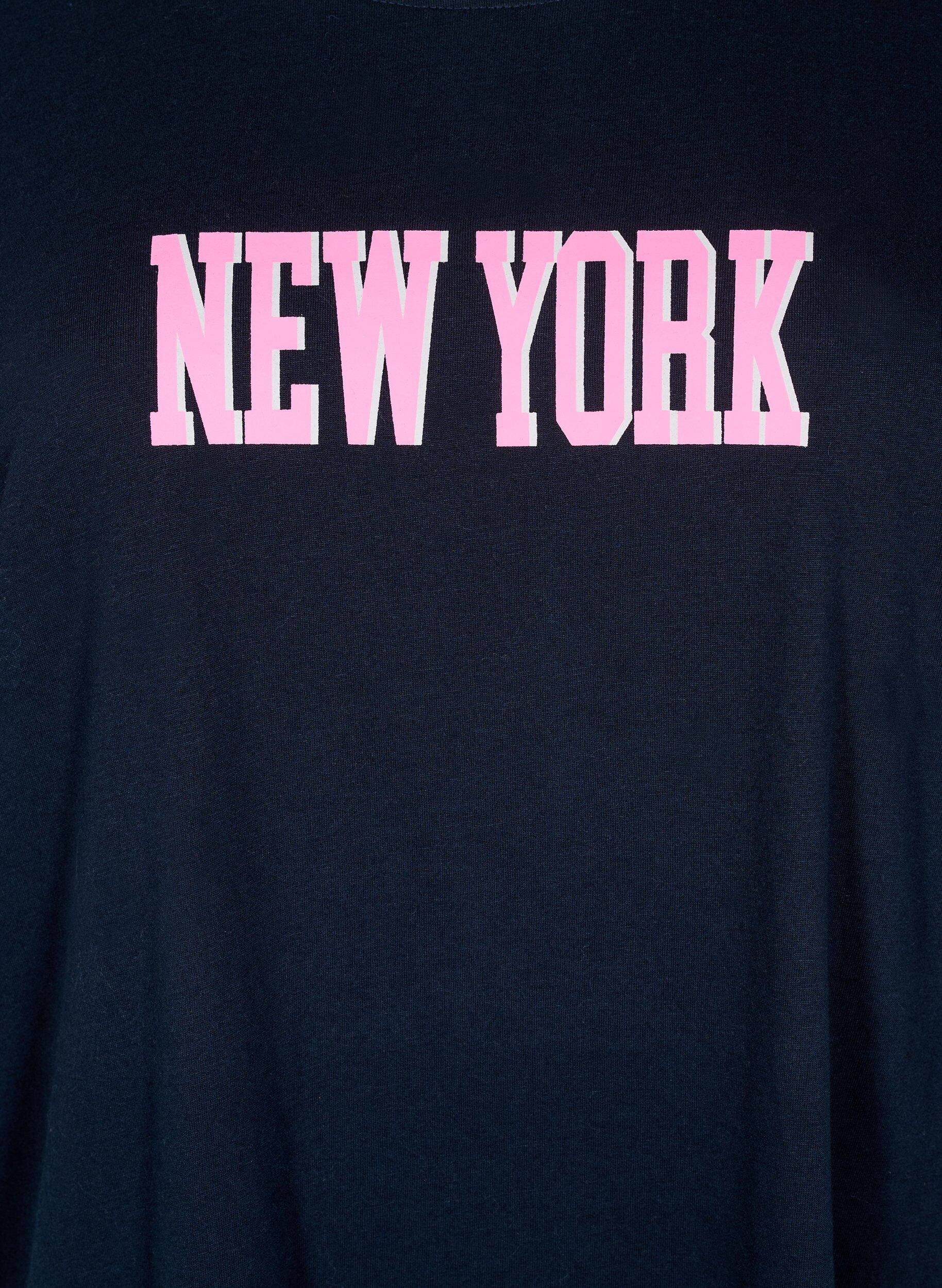 Zizzi FLASH - T-shirt avec motif, Bleu, Packshot image number 2