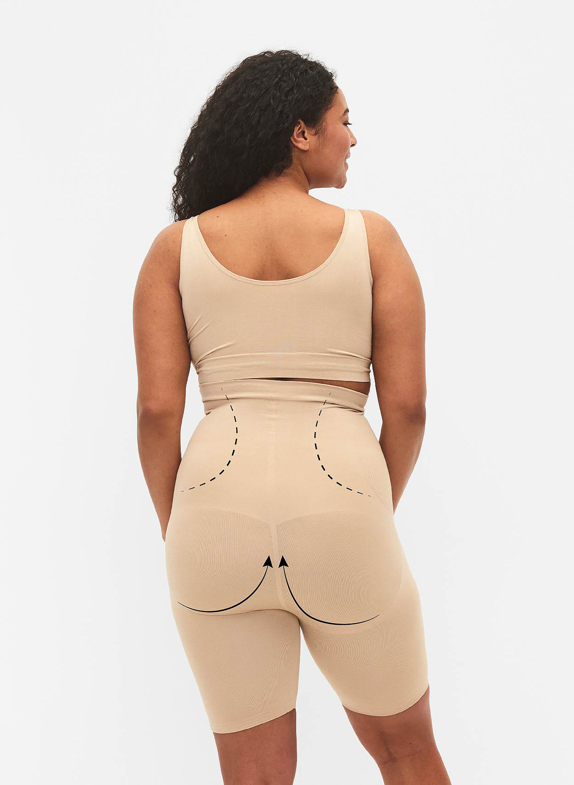 ZizziShort gainant, Beige, Model image number 2
