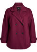 Manteau court avec fermeture &agrave; double-boutonnage, Bordeaux, Packshot image number 0
