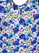 Maillot de bain floral &agrave; volants et coussinets amovibles, Violet, Packshot image number 2