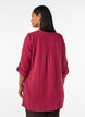 Tunique en mousseline de coton avec broderie anglaise, Rouge, Model image number 2