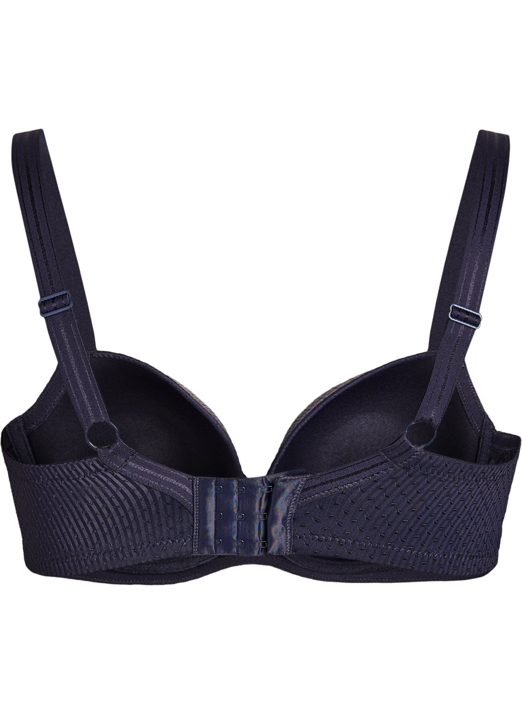 Zizzi Soutien-gorge moul&eacute; &agrave; armatures avec motif, Bleu, Packshot image number 1