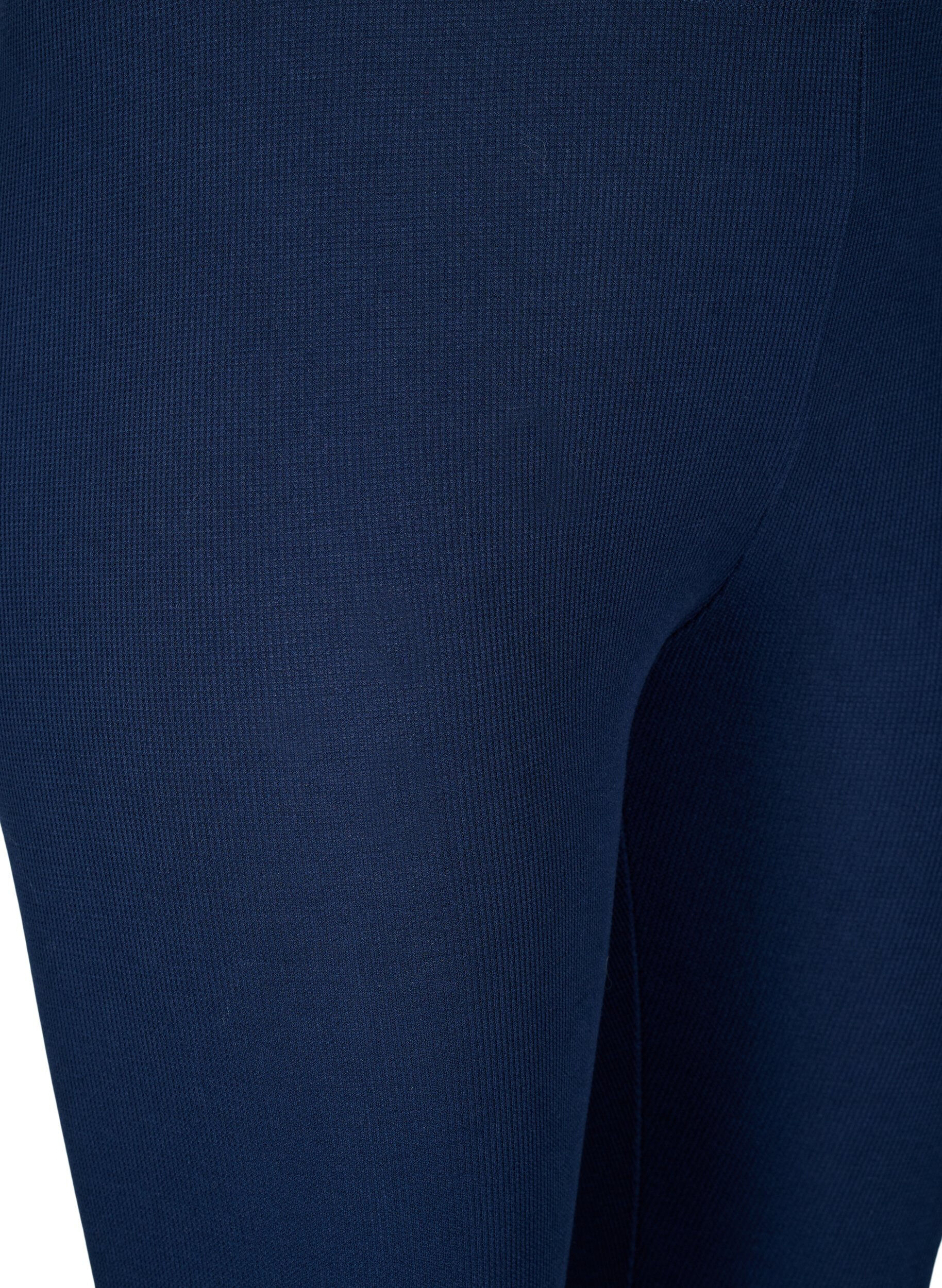 Zizzi Pantalons de nuit ajust&eacute;s, Navy Blazer, Packshot image number 2